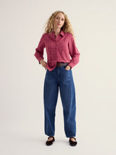 Load image into Gallery viewer, Seasalt Isla self check shirt Dark Rose