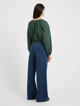 Load image into Gallery viewer, Great Plains Atol broderie anglaise long sleeve top Tropical Green