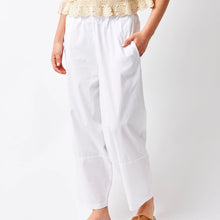 Load image into Gallery viewer, SUZY D Jem cotton baggy trousers White - CW CW