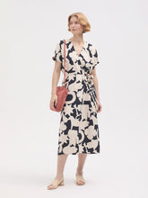 Load image into Gallery viewer, Nice Things Lucky charms print wrap dress Navy
