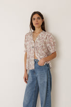 Load image into Gallery viewer, Indi & Cold Micro ruffle print blouse Lychee - CW CW