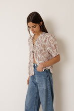Load image into Gallery viewer, Indi & Cold Micro ruffle print blouse Lychee - CW CW