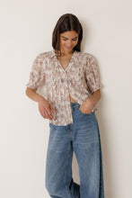 Load image into Gallery viewer, Indi & Cold Micro ruffle print blouse Lychee - CW CW