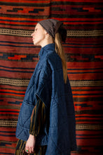 Load image into Gallery viewer, Bonté Kiki denim poncho Indigo
