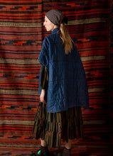 Load image into Gallery viewer, Bonté Kiki denim poncho Indigo