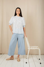 Load image into Gallery viewer, Bonté Loanne smock cuff blouse Delft - CW CW