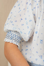 Load image into Gallery viewer, Bonté Loanne smock cuff blouse Delft - CW CW