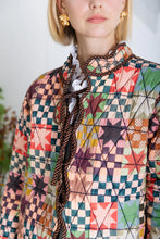 Load image into Gallery viewer, Bonté Mikka reversible quilted check & print jacket Ink Sand Multi