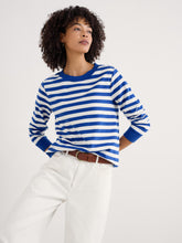 Load image into Gallery viewer, Seasalt Nessa sweatshirt Scallion Chalk Bright Marine