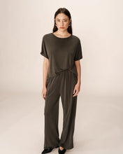 Load image into Gallery viewer, Grace & Mila Parma Modal jersey top Carbon