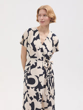 Load image into Gallery viewer, Nice Things Lucky charms print wrap dress Navy