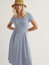 Load image into Gallery viewer, Seasalt Pier View dress Bunched Cornflowers Dark Voyage - CW CW