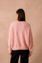 Load image into Gallery viewer, Lila & Lala Jackie heathered sweater Rose - CW CW
