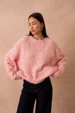 Load image into Gallery viewer, Lila & Lala Jackie heathered sweater Rose - CW CW