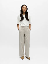 Load image into Gallery viewer, Object Lisa wide leg classic trouser Humus Melange - CW CW