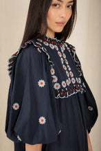 Load image into Gallery viewer, Bonté Rosa scallop detail dress Navy - CW CW