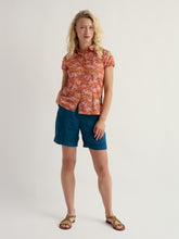 Load image into Gallery viewer, Seasalt Rushmaker shirt Echinacea Stems Dark Sienna - CW CW