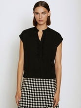 Load image into Gallery viewer, Skatïe Ruffle front modal top Kohl