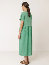 Load image into Gallery viewer, Indi & Cold Combination midi dress Green - CW CW