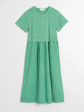 Load image into Gallery viewer, Indi & Cold Combination midi dress Green - CW CW