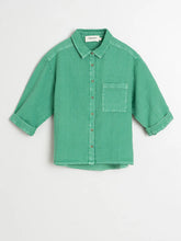 Load image into Gallery viewer, Indi & Cold Combination loose fit shirt Green - CW CW