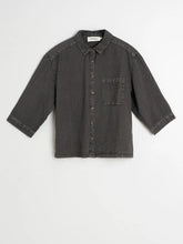 Load image into Gallery viewer, Indi & Cold Combination loose fit shirt Carbon - CW CW