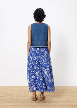 Load image into Gallery viewer, FRNCH Dafne denim cropped top Bleu Jean