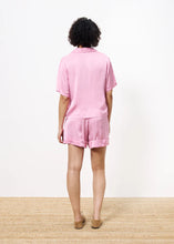 Load image into Gallery viewer, FRNCH Chelly satin boxy shirt Rose