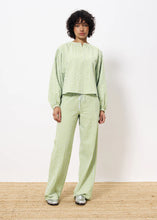 Load image into Gallery viewer, FRNCH Ismery two tone gingham trousers Citron Vert Aqua
