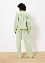 Load image into Gallery viewer, FRNCH Ismery two tone gingham trousers Citron Vert Aqua