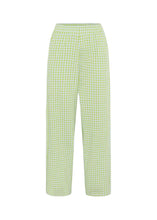 Load image into Gallery viewer, FRNCH Ismery two tone gingham trousers Citron Vert Aqua