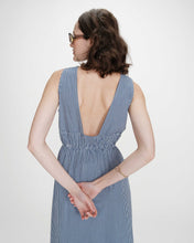 Load image into Gallery viewer, Grace & Mila Velmira mini gingham sundress Marine