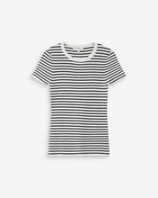 Load image into Gallery viewer, Grace & Mila Venredi ribbed stripe top Marine