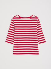 Load image into Gallery viewer, Seasalt Sailor 3/4 sleeve striped top Scallion Scarlett