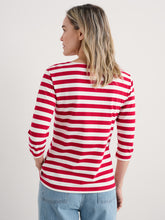 Load image into Gallery viewer, Seasalt Sailor 3/4 sleeve striped top Scallion Scarlett