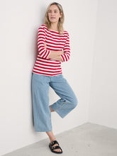 Load image into Gallery viewer, Seasalt Sailor 3/4 sleeve striped top Scallion Scarlett