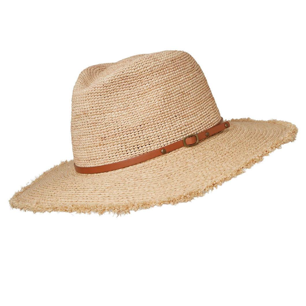 Somerville Large raffia hat Natural