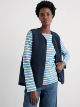 Load image into Gallery viewer, Seasalt Buckthorne fleece gilet Maritime