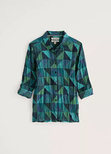 Load image into Gallery viewer, Seasalt Larissa shirt Blanket Geo Estuary