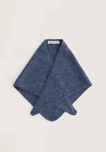 Load image into Gallery viewer, Wild Bilberry knitted triangle scarf Squall