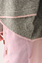 Load image into Gallery viewer, Orfeo Roisin wrap front knit Grey Pink - CW CW