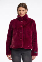 Load image into Gallery viewer, Rino & Pelle Vie Faux fur jacket Winter Plum