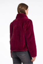 Load image into Gallery viewer, Rino & Pelle Vie Faux fur jacket Winter Plum