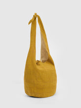 Load image into Gallery viewer, Nice Things Granada Chambray fabric bagYellow
