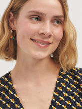 Load image into Gallery viewer, Nice Things Bees print bias cut midi dress Navy