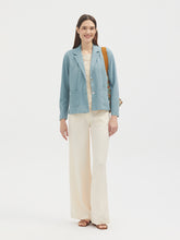 Load image into Gallery viewer, Nice Things Linen blazer Blue Water