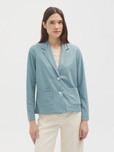 Load image into Gallery viewer, Nice Things Linen blazer Blue Water