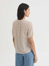 Load image into Gallery viewer, Nice things Hellenic waves print top Ecru - CW CW