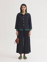 Load image into Gallery viewer, Nice Things Tencel culotte Navy - CW CW