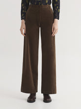 Load image into Gallery viewer, Nice Things Stretch corduroy wide leg trouser Khaki